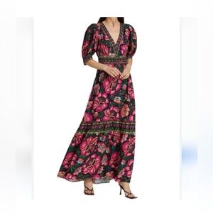 NWT FARM RIO: Flowers Garden maxi dress